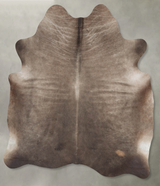 Chocolate X-Large Brazilian Cowhide Rug 7'2"H x 6'4"W #B29463 by Hudson Hides