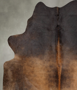 Chocolate XX-Large Brazilian Cowhide Rug 7'9"H x 6'6"W #B29464 by Hudson Hides