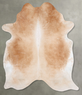 Beige XX-Large Brazilian Cowhide Rug 8'5"H x 7'3"W #B29468 by Hudson Hides