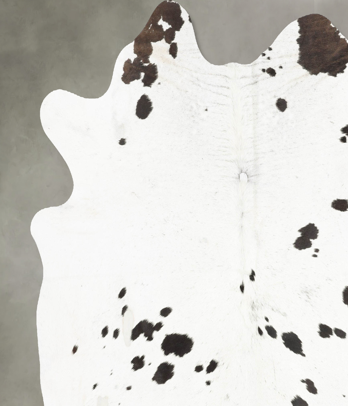Black and White X-Large Brazilian Cowhide Rug 7'2"H x 6'9"W #B29471 by Hudson Hides