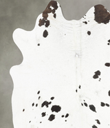 Black and White X-Large Brazilian Cowhide Rug 7'2"H x 6'9"W #B29471 by Hudson Hides