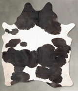 Black and White XX-Large Brazilian Cowhide Rug 8'5"H x 6'0"W #B29474 by Hudson Hides