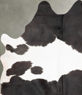 Black and White XX-Large Brazilian Cowhide Rug 8'5"H x 6'0"W #B29474 by Hudson Hides