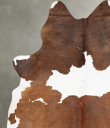 Chocolate and White XX-Large Brazilian Cowhide Rug 8'3"H x 6'4"W #B29476 by Hudson Hides