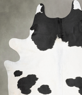 Black and White XX-Large Brazilian Cowhide Rug 8'4"H x 6'11"W #B29479 by Hudson Hides