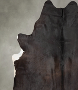 Chocolate and White XX-Large Brazilian Cowhide Rug 8'11"H x 6'10"W #B29480 by Hudson Hides