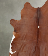 Brown and White XX-Large Brazilian Cowhide Rug 8'2"H x 7'1"W #B29487 by Hudson Hides