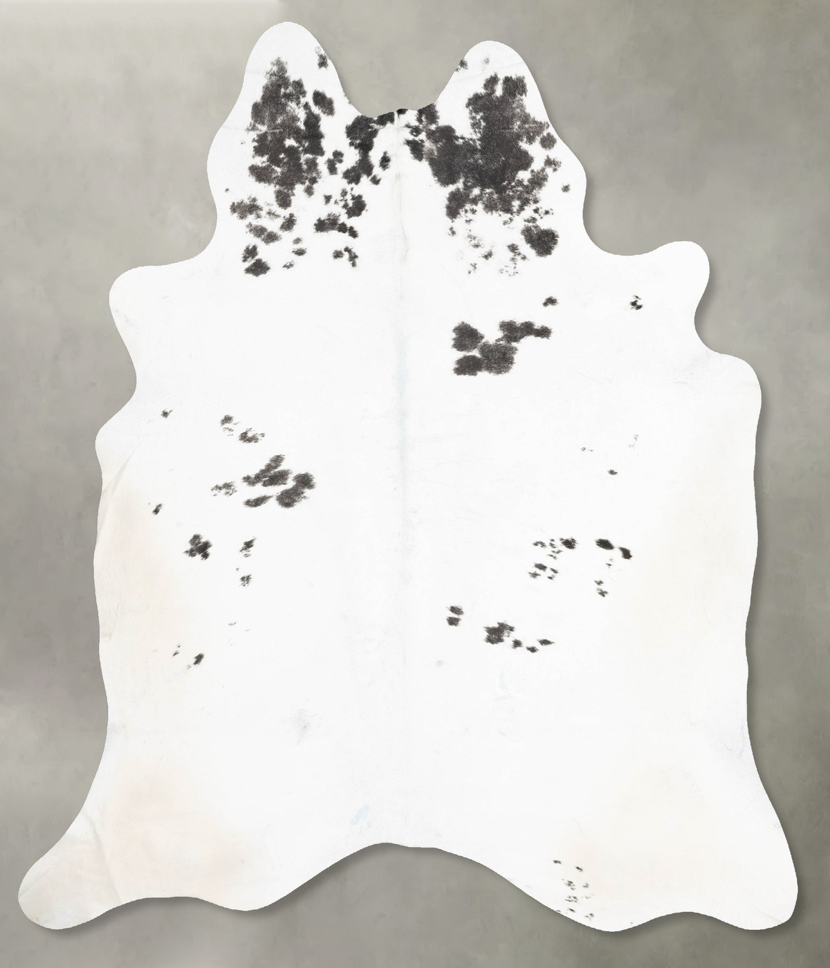 Salt and Pepper Black Cowhide Rug #B29488