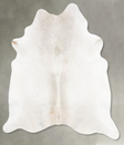 Light Grey XX-Large Brazilian Cowhide Rug 8'2"H x 7'1"W #B29505 by Hudson Hides