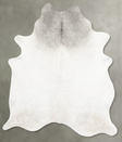 Light Grey XX-Large Brazilian Cowhide Rug 8'2"H x 6'2"W #B29508 by Hudson Hides