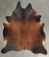 Warm Caramel XX-Large Brazilian Cowhide Rug 8'6"H x 7'1"W #B29516 by Hudson Hides