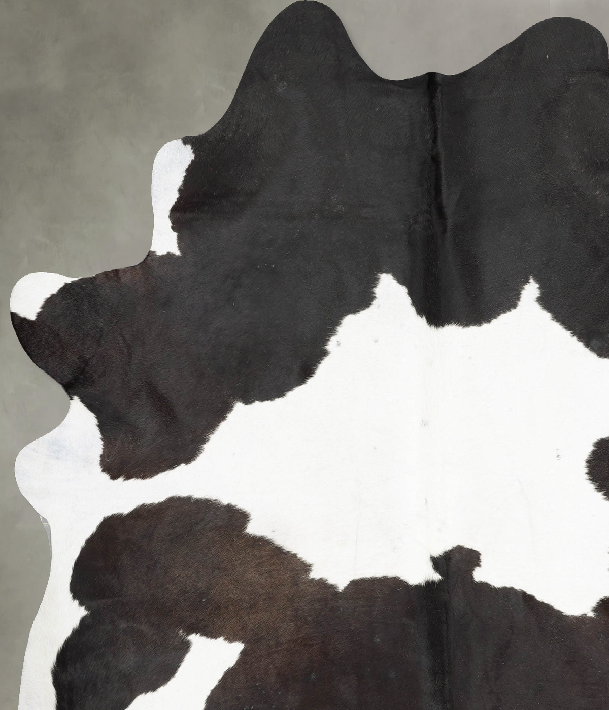 Black and White XX-Large Brazilian Cowhide Rug 8'0"H x 6'10"W #B29517 by Hudson Hides