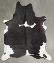 Black and White XX-Large Brazilian Cowhide Rug 8'8"H x 6'11"W #B29519 by Hudson Hides