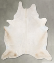 Champagne XX-Large Brazilian Cowhide Rug 9'0"H x 7'1"W #B29522 by Hudson Hides