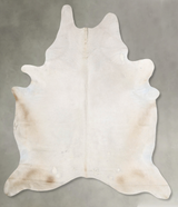 Champagne XX-Large Brazilian Cowhide Rug 9'0"H x 7'1"W #B29522 by Hudson Hides