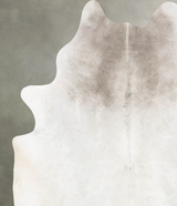Medium Grey XX-Large Brazilian Cowhide Rug 8'1"H x 7'3"W #B29523 by Hudson Hides