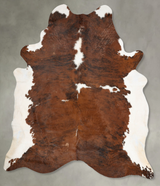 Tricolor XX-Large Brazilian Cowhide Rug 8'9"H x 7'2"W #B29524 by Hudson Hides