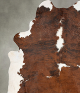 Tricolor XX-Large Brazilian Cowhide Rug 8'9"H x 7'2"W #B29524 by Hudson Hides