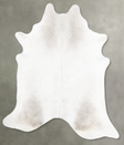 Light Grey XX-Large Brazilian Cowhide Rug 8'0"H x 7'0"W #B29526 by Hudson Hides