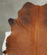 Warm Caramel XX-Large Brazilian Cowhide Rug 8'2"H x 6'9"W #B29527 by Hudson Hides