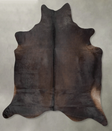 Chocolate XX-Large Brazilian Cowhide Rug 7'7"H x 6'9"W #B29528 by Hudson Hides