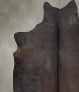 Chocolate XX-Large Brazilian Cowhide Rug 7'7"H x 6'9"W #B29528 by Hudson Hides