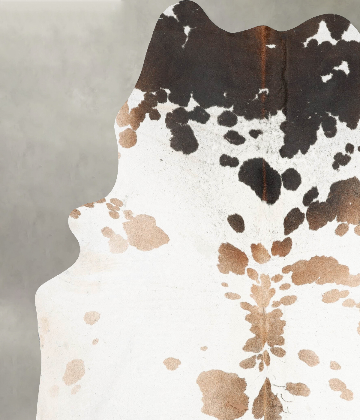 Chocolate and White XX-Large Brazilian Cowhide Rug 8'11"H x 6'11"W #B29529 by Hudson Hides