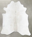 Medium Grey XX-Large Brazilian Cowhide Rug 7'8"H x 6'9"W #B29532 by Hudson Hides