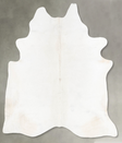 Ivory with Beige XX-Large Brazilian Cowhide Rug 7'11"H x 6'8"W #B29536 by Hudson Hides