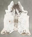 Chocolate and White XX-Large Brazilian Cowhide Rug 8'7"H x 7'4"W #B29537 by Hudson Hides