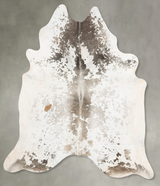 Chocolate and White XX-Large Brazilian Cowhide Rug 8'7"H x 7'4"W #B29537 by Hudson Hides