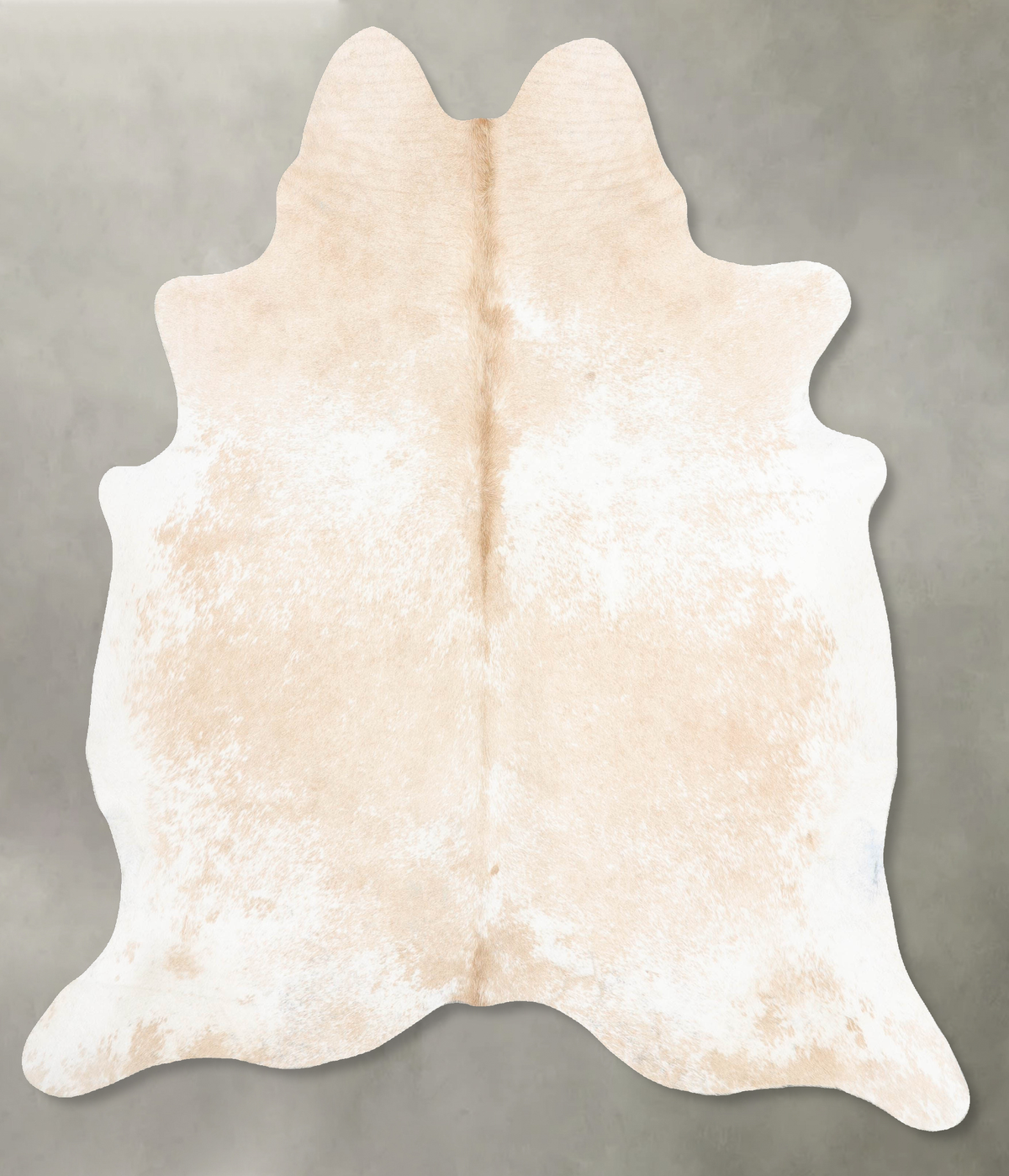 Beige and White Cowhide Rug #B29539