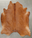 Solid Brown XX-Large Brazilian Cowhide Rug 8'5"H x 6'11"W #B29542 by Hudson Hides