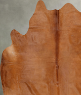 Solid Brown XX-Large Brazilian Cowhide Rug 8'5"H x 6'11"W #B29542 by Hudson Hides