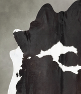 Chocolate and White XX-Large Brazilian Cowhide Rug 8'6"H x 7'2"W #B29548 by Hudson Hides