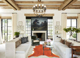 Solid Brown XX-Large Brazilian Cowhide Rug 7'8"H x 7'3"W #B2955 by Hudson Hides