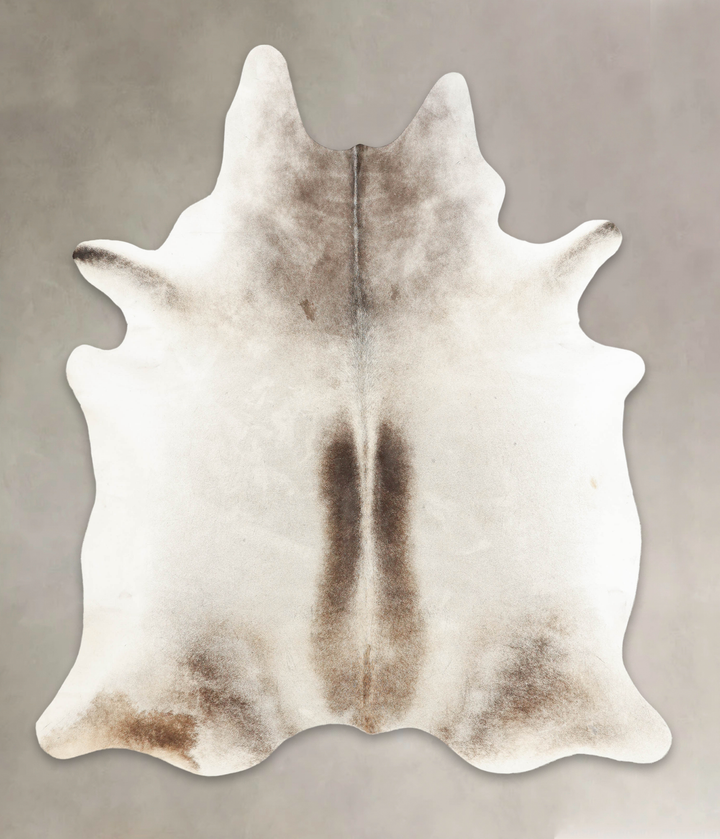 Medium Grey X-Large Brazilian Cowhide Rug 7'5"H x 6'4"W #B2956 by Hudson Hides