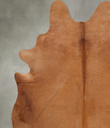 Solid Brown XX-Large Brazilian Cowhide Rug 8'7"H x 7'2"W #B29574 by Hudson Hides