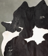 Black and White XX-Large Brazilian Cowhide Rug 8'6"H x 6'5"W #B29584 by Hudson Hides