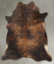 Dark Brindle X-Large Brazilian Cowhide Rug 7'6"H x 6'4"W #B29585 by Hudson Hides