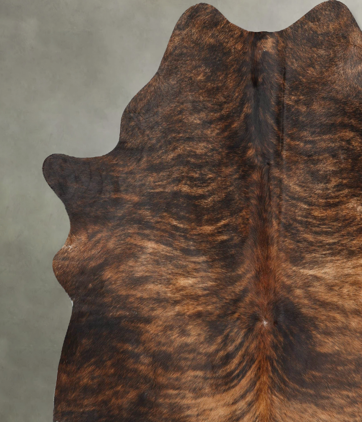 Dark Brindle X-Large Brazilian Cowhide Rug 7'6"H x 6'4"W #B29585 by Hudson Hides