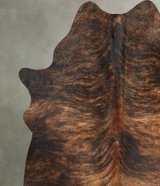 Dark Brindle X-Large Brazilian Cowhide Rug 7'6"H x 6'4"W #B29585 by Hudson Hides