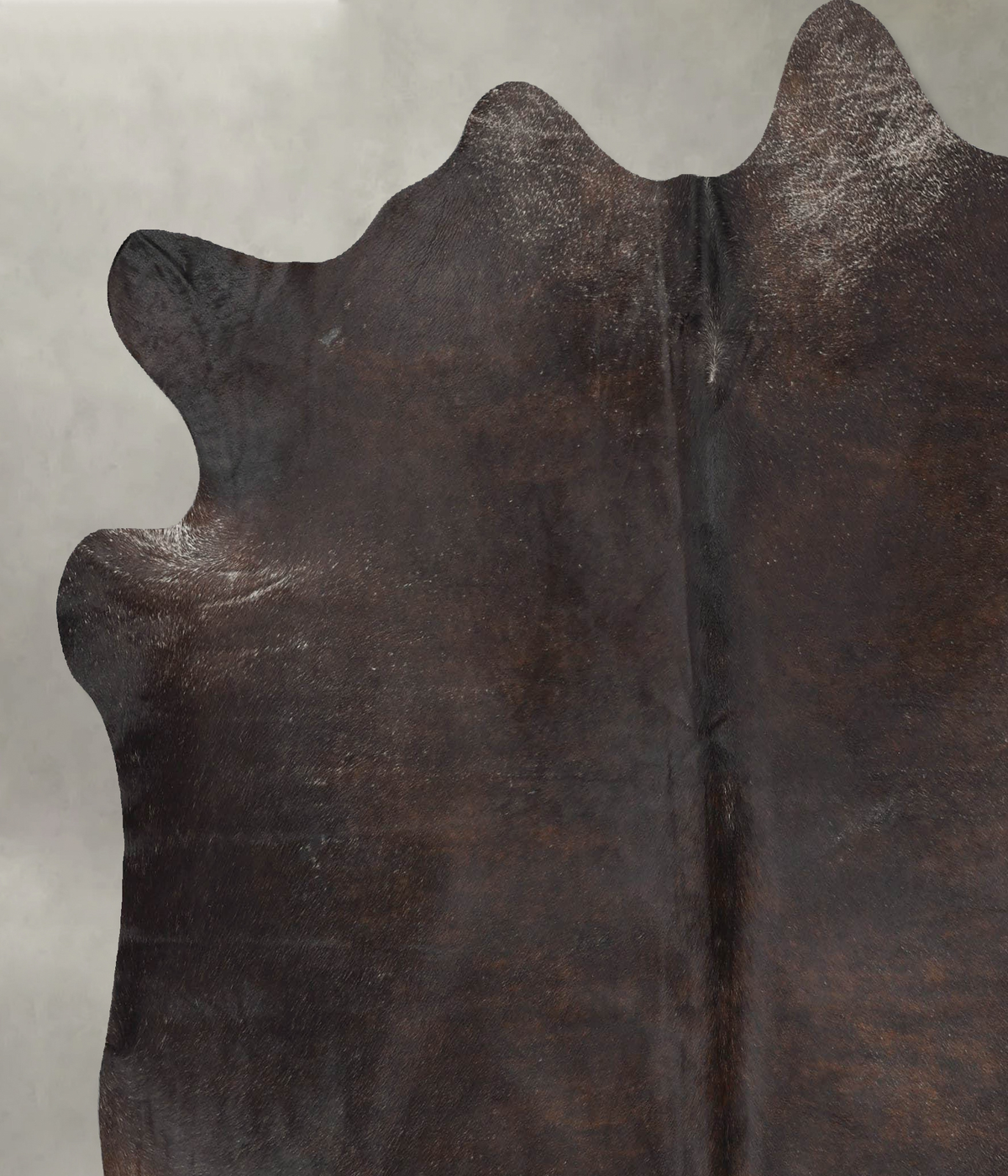 Chocolate XX-Large Brazilian Cowhide Rug 7'4"H x 6'11"W #B29586 by Hudson Hides