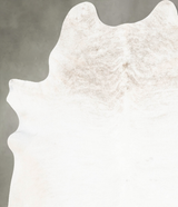 Ivory with Beige XX-Large Brazilian Cowhide Rug 8'7"H x 7'0"W #B29588 by Hudson Hides