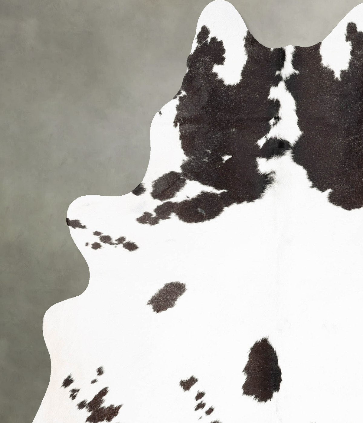 Black and White XX-Large Brazilian Cowhide Rug 8'5"H x 6'6"W #B29592 by Hudson Hides