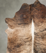 Medium Brindle XX-Large Brazilian Cowhide Rug 8'5"H x 8'1"W #B29595 by Hudson Hides
