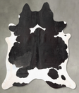 Black and White XX-Large Brazilian Cowhide Rug 8'4"H x 7'1"W #B29597 by Hudson Hides