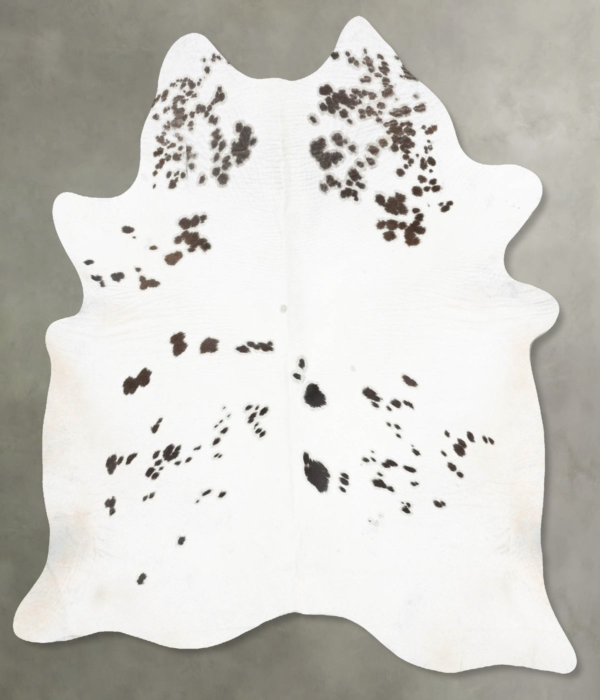 Salt and Pepper Black Cowhide Rug #B29598
