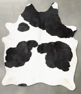 Black and White XX-Large Brazilian Cowhide Rug 8'3"H x 6'3"W #B29600 by Hudson Hides