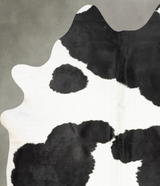 Black and White XX-Large Brazilian Cowhide Rug 8'3"H x 6'3"W #B29600 by Hudson Hides